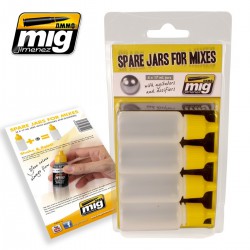 AMMO BY MIG A.MIG-8004 Spare Jars for Mixtes 4x17ml