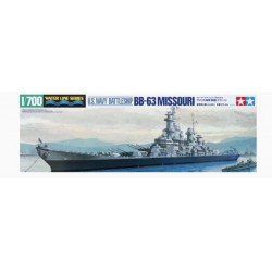 TAMIYA 31613 1/700 U.S. Navy Battleship BB-63 Missouri Waterline Series