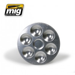 AMMO BY MIG A.MIG-8008 Aluminium Pallet (6 Wells)