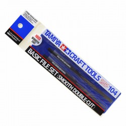 TAMIYA 74104 Basic File Set Smooth Double-Cut