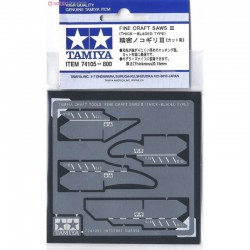 TAMIYA 74105 Fine Craft Saws III (Thick-Bladed Type 0.15mm)