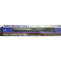 TAMIYA 74126 Hard Coated File PRO - Half-Round 5mm Width