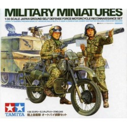 TAMIYA 35245 1/35 Japan Ground Self Defense Force Motorcycle Reconnaissance Set