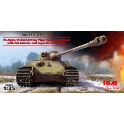 ICM 35364 1/35 Pz.Kpfw. VI Ausf.B King Tiger late productioen with full interior