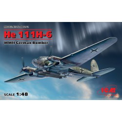 ICM 48262 1/48 He 111H-6, WWII German Bomber