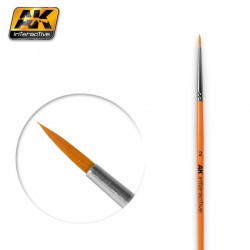 AK INTERACTIVE AK604 ROUND BRUSH 2 SYNTHETIC