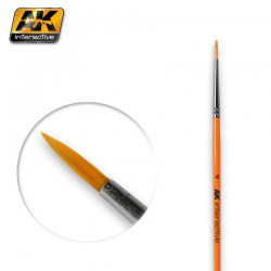 AK INTERACTIVE AK605 ROUND BRUSH 4 SYNTHETIC