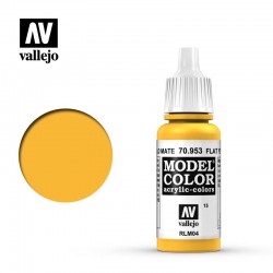VALLEJO 70.953 Model Color 027 - Flat Yellow 18 ml.