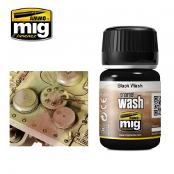 AMMO BY MIG A.MIG-1011 Black WASH 35 ml.