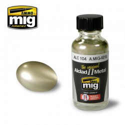 AMMO BY MIG A.MIG-8218 laque Pale Burnt Metal Alc104 Lacque 30ml