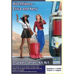 MASTERBOX MB24041 1/24 Hitchhikers-Erica and Kery,Truckers seri Kit No.1