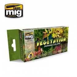 AMMO BY MIG A.MIG-7176 Vegetation Diorama Colors 6x17ml