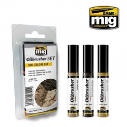 AMMO BY MIG A.MIG-7511 Oilbrusher Set Soil Color