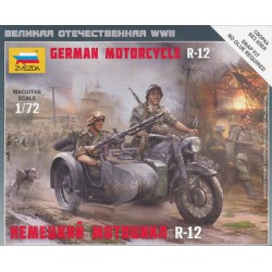 ZVEZDA 6142 1/72 German Motorcycle R-12