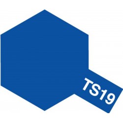 TAMIYA 85019 Peinture Bombe Spray TS-19 Bleu Métallisé / Metallic Blue