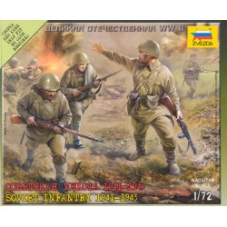 ZVEZDA 6103 1/72 Soviet Infantry 1941-43