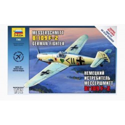 ZVEZDA 7302 1/72 German Fighter Messerschmitt Bf 109 F-2