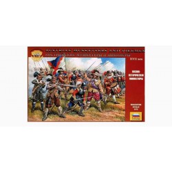 ZVEZDA 8061 1/72 Austrian Musketeers and Pikemen XVII Century