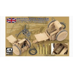 AFV CLUB  AF35264 1/35 British Rota Trailer w/ 2 Pounder Ammunition Set