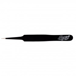 EXCEL 30421 Précelle Droite Pointue Noir - Straight Point Tweezers Black