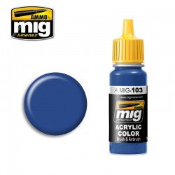 AMMO BY MIG A.MIG-0103 Acrylic Color Medium Blue 17ml