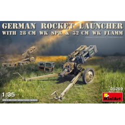 MINIART 35269 1/35 GERMAN ROCKET LAUNCHER with 28cm WK Spr & 32cm WK Flamm