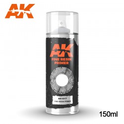 AK INTERACTIVE AK1017 FINE RESIN PRIMER - SPRAY 150ml