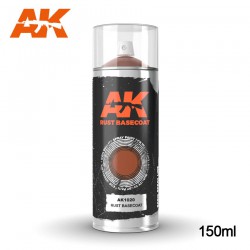AK INTERACTIVE AK1020 RUST BASECOAT - SPRAY 150ml