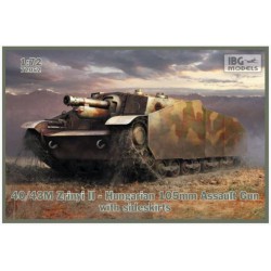 IBG Models 72052 1/72 40/43M Zrinyi II Hungarian 105mm Assault Gun with sideskirts