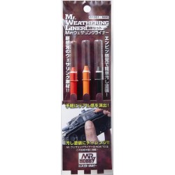 GUNZE PP201 Mr. Weathering Liner RUST Color Set