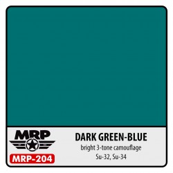 MR.PAINT MRP-204 Dark Green-Blue Su-34 (bright 3-tone camo) 30 ml.