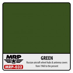 MR.PAINT MRP-032 Green (wheels hubs & antenna covers) Russian AF 30 ml.