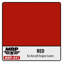 MR.PAINT MRP-041 Red Engine covers for aircraft 30 ml.