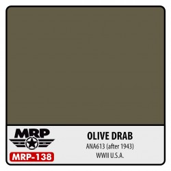 MR.PAINT MRP-138 WWII US - Olive Drab ANA613 (after 1943) 30 ml.