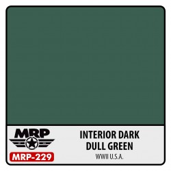 MR.PAINT MRP-229 WWII US – Interior Dark Dull Green 30 ml.