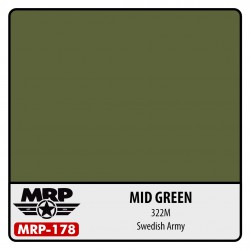 MR.PAINT MRP-178 Mid Green 322M – Modern Swedish AF 30 ml.