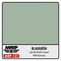 MR.PAINT MRP-181 Blaugrun (German Late war RLM76 variant) 30 ml.