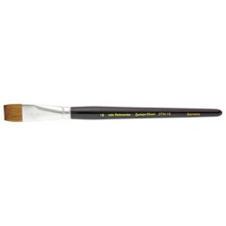 Springer 2754 Pinceau Plat Poil de Martre Kolinsky n°8 - Pure Sable Flat Brush