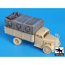 BLACK DOG T72019 1/72 Canvas for Opel Blitz