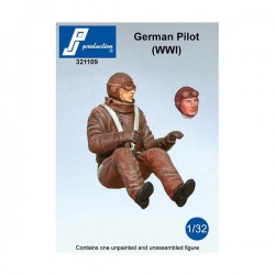 PJ PRODUCTION 321109 1/32 German Pilot seated in a/c (WW1)