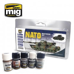 AMMO BY MIG A.MIG-7446 NATO WEATHERING SET 5 Jars