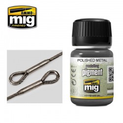AMMO BY MIG A.MIG-3021 PIGMENT Polished Metal 35 ml.