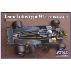 EBBRO 20012 1/20 Team Lotus Type 91 1982 British GP