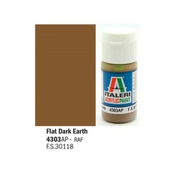 ITALERI Acrylic 4303AP Flat Dark Earth 20ml