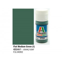 ITALERI Acrylic 4314AP Flat Medium Green (I) 20ml