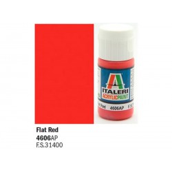 ITALERI Acrylic 4606AP Flat Red 20ml