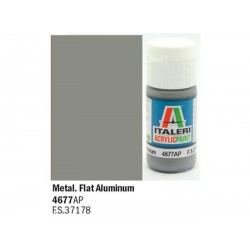 ITALERI Acrylic 4677AP Flat Aluminum 20ml