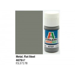 ITALERI Acrylic 4679AP Flat Steel 20ml
