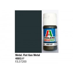 ITALERI Acrylic 4681AP Flat Gun Metal 20ml