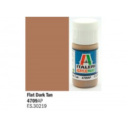 ITALERI Acrylic 4709AP Flat Dark Tan 20ml